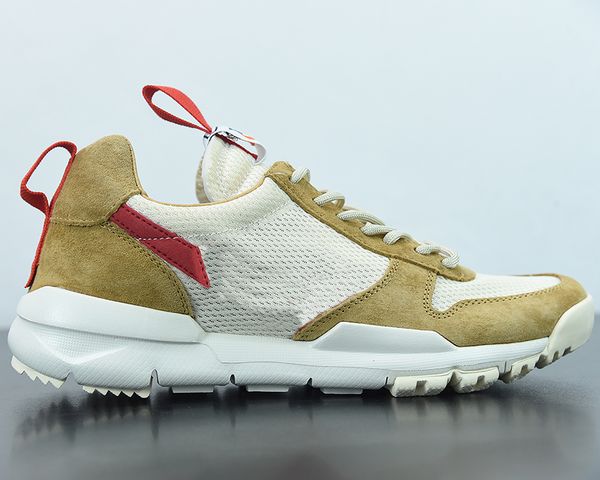 

tom sachs x craft mars yard 2.0 shoes sports sneakers natural/sport red-maple outdoor trainers with original box