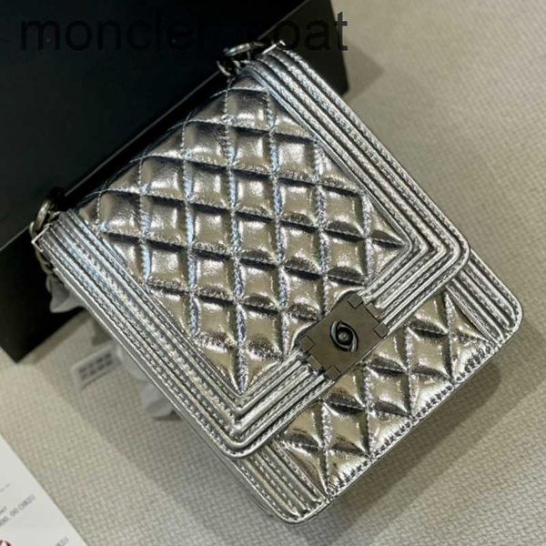 

cross body channel bag designer crossbody black le boy flap bag with shiny silver hardware for women handbag brand small organizer