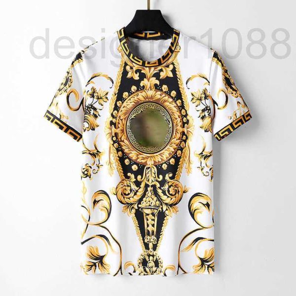 

designer summer short sleeve t shirt mens sweatshirt crop medusa digital print tee designer tshirt men round neck hip hop t-shirt shorts zh4, White;black