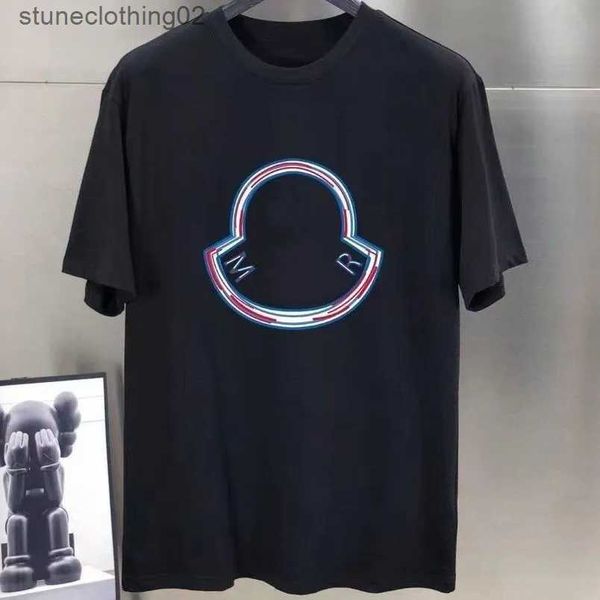 

men's tee shirts black and white fashion alphabet street rabbit fashion casual 100% cotton breathable anti-wrinkle men's and women, White;black