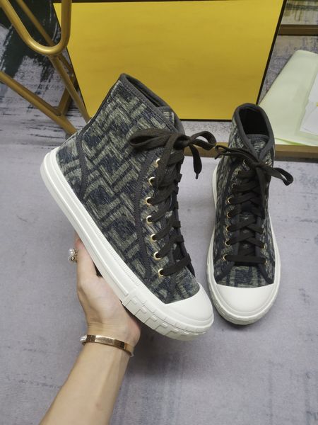 

r brand quality sneakers men womens shoes print check trainer platform trainers striped sneaker 0523, Black