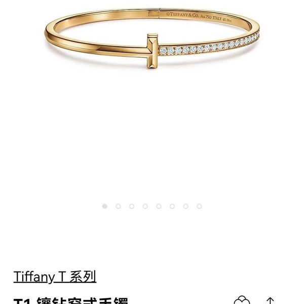

factory designer t bangle t home t1 bracelet with diamonds and light luxury bracelet with hidden buckle 0sto, Black