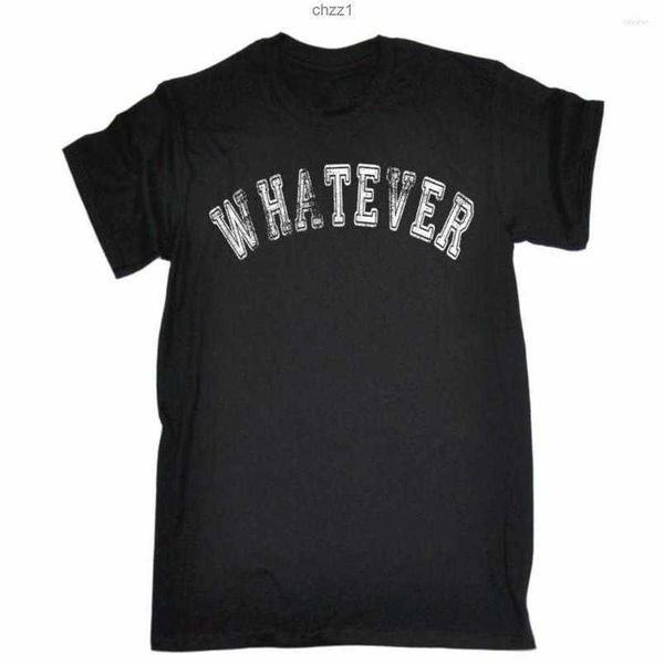 

men's t shirts 2022 summer shirt clothing male whatever t-shirt sarcastic teenager rude lazy funny present gift teesbwj3acdw, White;black