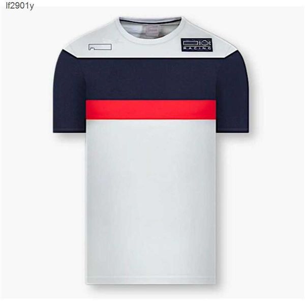 

2022 summer round neck shirt new f1 racing short sleeve same custom vatk, White;black