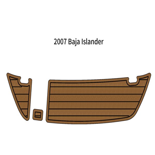 

2007 baja islander swim platform step mat boat eva faux foam teak deck floor pad