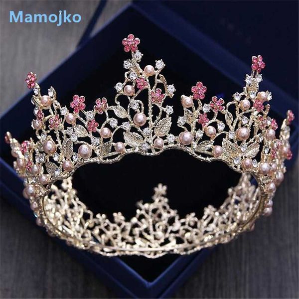 

other fashion accessories mamojko baroque leaf imitation pearl princess bridal crowns drop tiaras for woman flower noble wedding jewelry hai, Silver