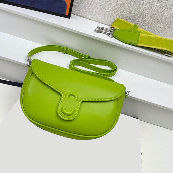 

crossbody bag women shoulder bags saddles bag flap phone purse handbags woven wide straps armpit bags genuine leather silver hardware bright