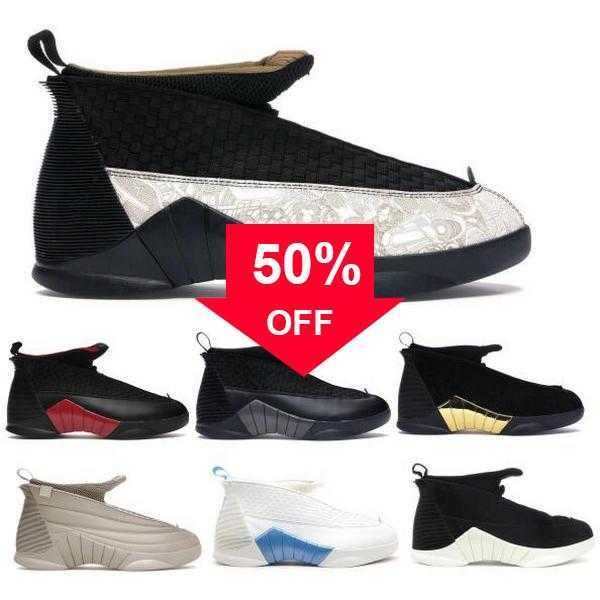 

men basketball shoes jumpman 15 15s stealth doernbecher obsidian og unc xv stealth light bone sports sneakers