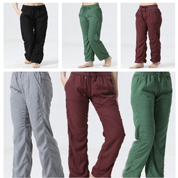 

lu-099 fitness running street women's yoga pants sports yoga exercise loose pants
