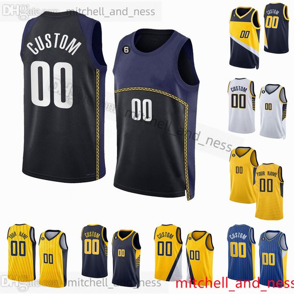 

24 buddy hield jersey custom printed basketball jerseys 33 myles turner 27 daniel theis 3 chris duarte 22 isaiah jackson bennedict mathurin, Black;red