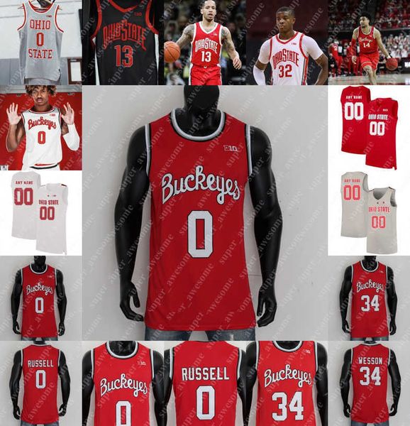

ohio state buckeyes basketball jersey justice sueing tanner holden brice sensabaugh zed key sean mcneil roddy gayle jr isaac likekele e.j. l, Black;red