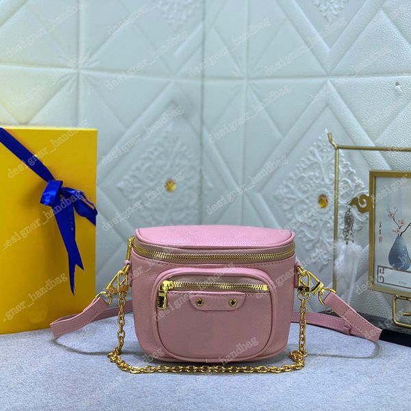 

mini bumbag designer bum bag women fanny pack waist bags luxurys fashion chains crossbody shoulder bag soft leather belt sport runner belly