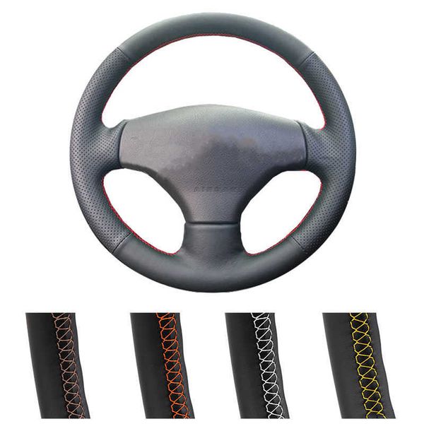 

steering wheel covers diy customized car steering wheel cover for peugeot 206 1998-2005 206 sw 2003-2005 206 auto artificial leather steerin
