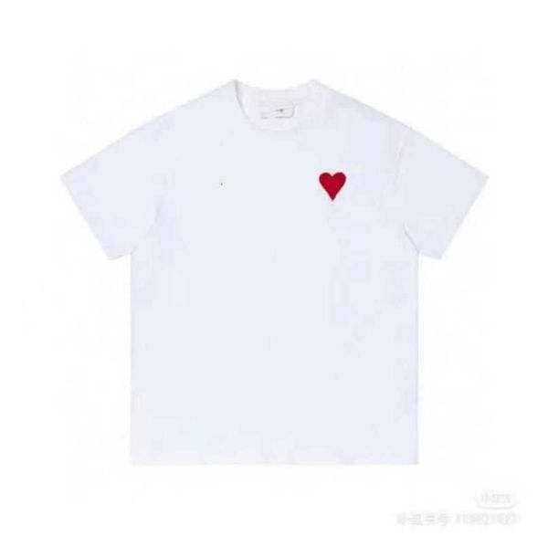 

designer mens women amis luxury t shirt fashion casual tshirts tees clothing short sleeve 2022 new paris high street cotton loose summer nxi, White;black