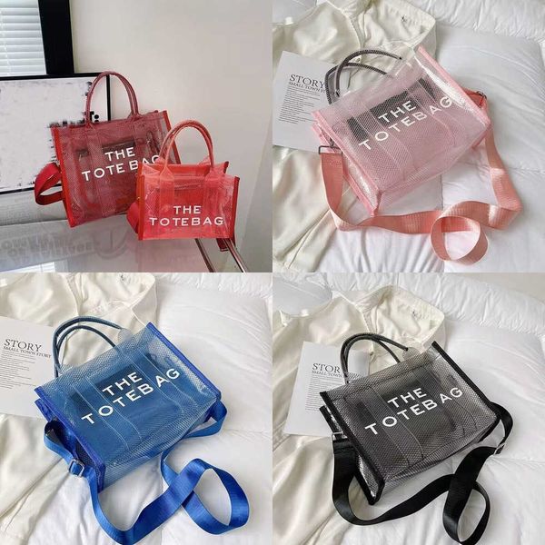

marc designer luxury bags mesh the tote bag large capacity shoulder handbag women multi pochette casual square totes package beach travel pu