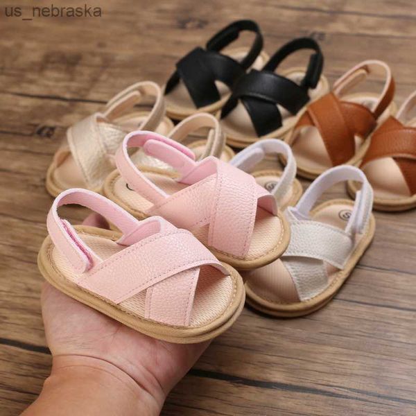 

first walkers breathable summer baby girls sandals toddlers simple style solid color soft sole shoes outdoor indoor prewalker 018m clothes l