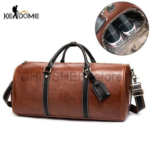 

outdoor bags pu leather gym bag men brown fitness handbag for women shoes storage shoulder sports tas sac de sport outdoor mochila xa225d j2