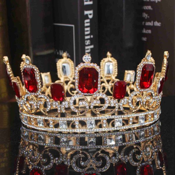 

other fashion accessories royal crystal tiaras and crowns king queen headpiece men women diadem pageant hair ornaments wedding hair jewelry, Silver