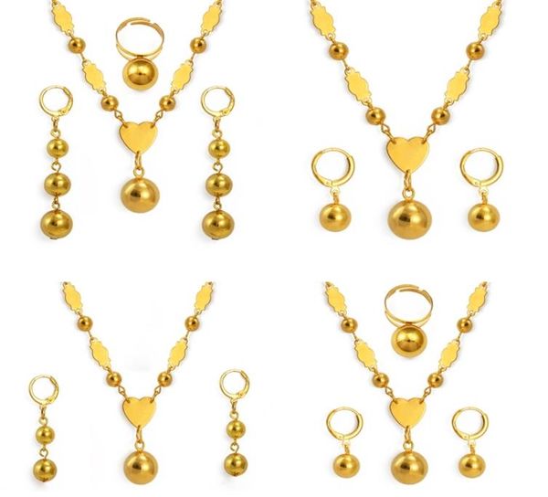 

anniyo ball sets beads pendant necklace earring round chain hawaiian guam wedding accessories 139506 2201193460108, Black