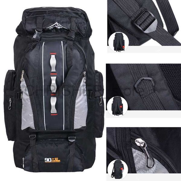 

outdoor bags 100l large capacity outdoor sports backpack men and women travel bag hiking camping climbing fishing bags waterproof backpacks
