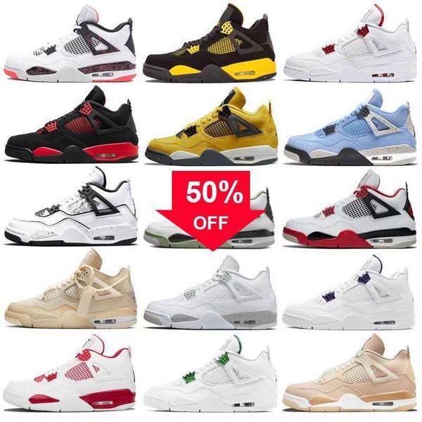 

jumpman 4 basketball shoes mens running shoes womens designer sneakers trainers skateboard white black cat poor handwriting 4 university blu