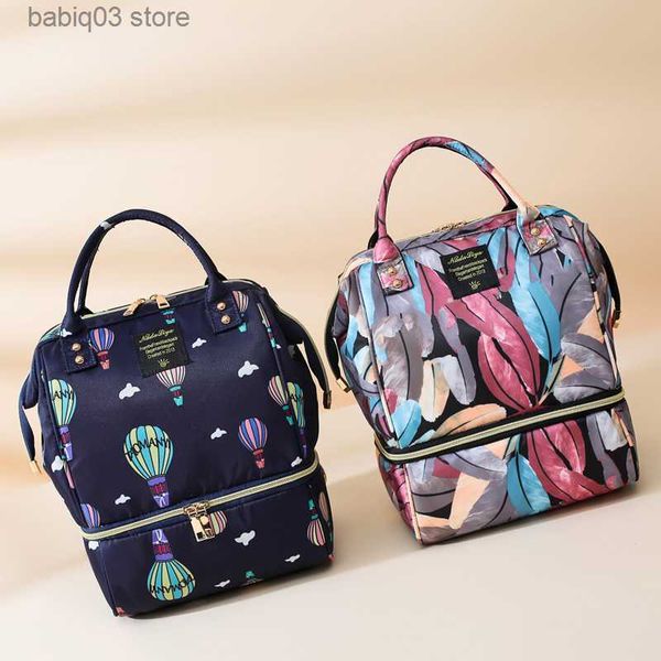 

diaper bags mommy maternity backpack bag baby diaper bags small baby travel waterproof cartoon bear nappy changing bag stroller organizer t2