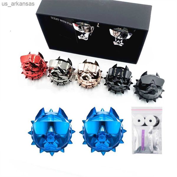 

car air freshener 2pcs bulldog air freshener luxury de project car fragrance diffuser bulldog refill perfume car air fresheners l230523