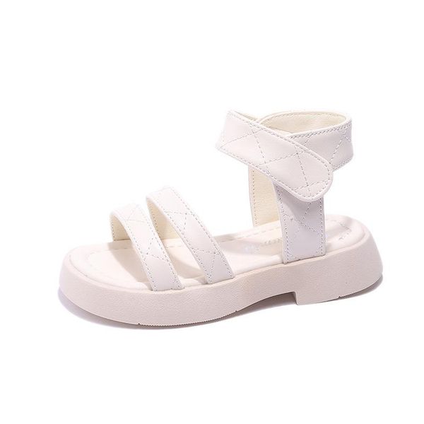 

sandals baby shoes children summer girls thick sole roman non-slip beach f11426, Black;red