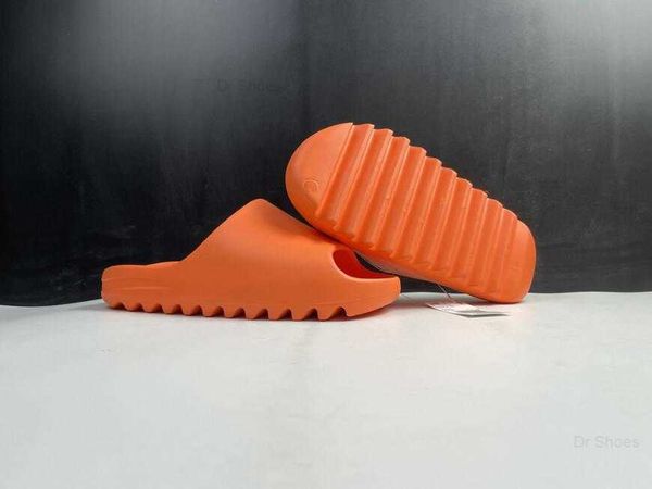 

foam slide runner slipper clog lady sandal lightweight eva enflame orange slippers woman man tainers bone designer beach sandals shoes size3, Black