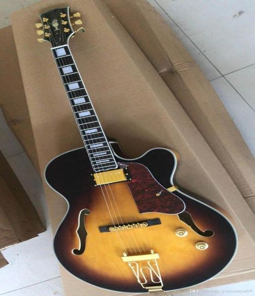 

factory whole custom direct new products 335 model 175 with neck in sunburst jazz electric guitar 1806103953563