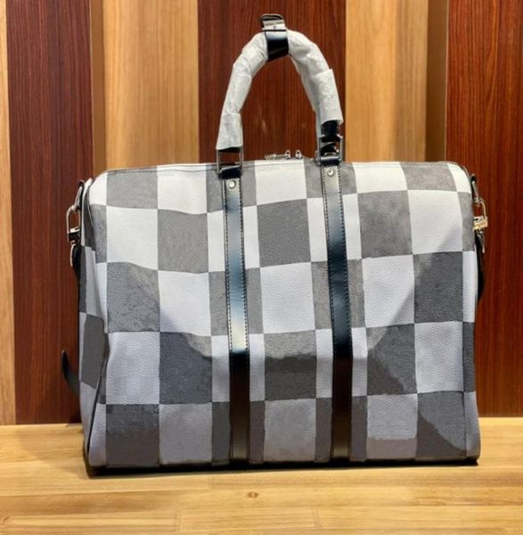 

keepall plaid animal travel bags bandouliere 50 mens womens yellow blue sport bag gradient tone clutch duffel duffle handbagnfcd6319336