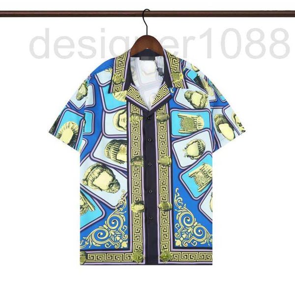 

designer mens casual shirt shirts summer short sleeve t cardigan jacket medusa silk sweatshirt women oversized t n3cu, White;black