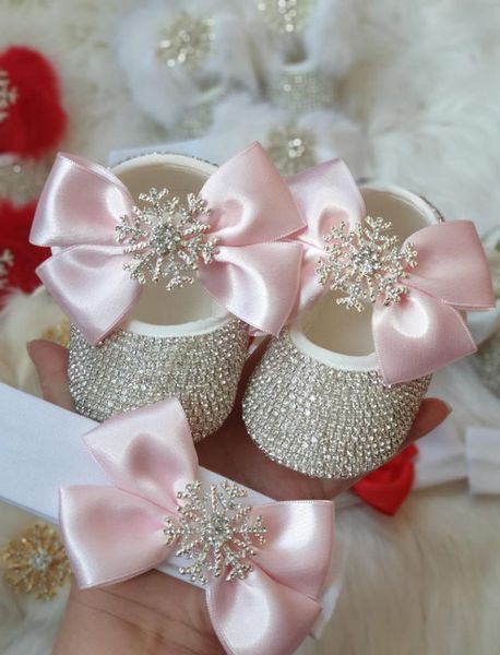 

first walkers personalized snowflake christmas shoes birthday shower perfect baby gifts rhinestone glittery shoes1294486