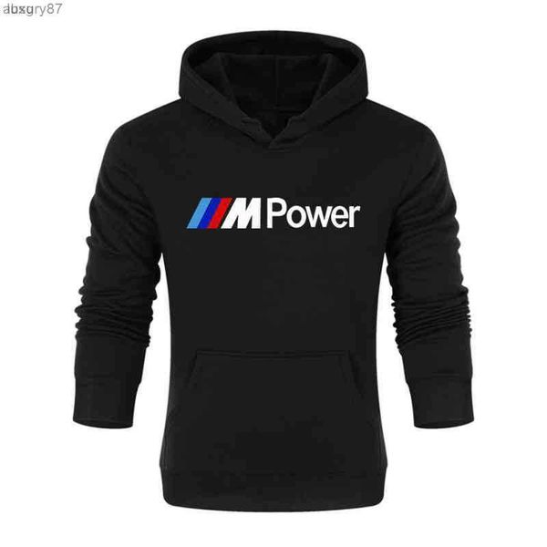 

2023 printed bmw street dance streetwear men and women spring autumn casual men's pocket hoodie s-xxxl, Black