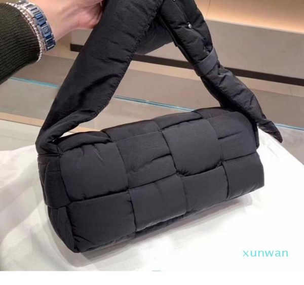 

2022evening bags women bag lady weave leather flap adjustable shoulder messenger female simple small handbag purse waist9686630