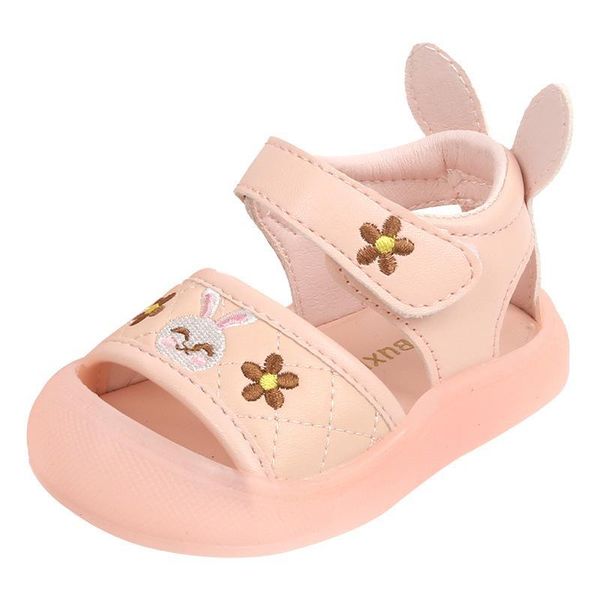

first walkers kids shoes baby moccasins soft footwear child girl temperament princess toddler printed sandals anti-collision summer f10118