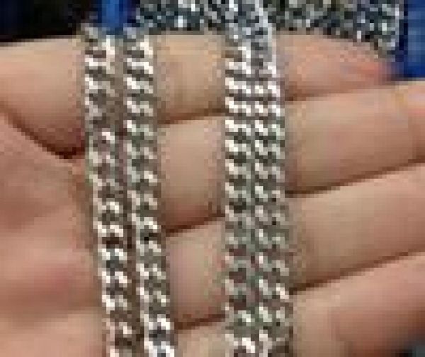 

5meter in bulk silver stainless steel 38mm wide curb chain link chain jewelry findings marking diy necklace3796813