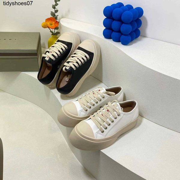 

high version star same mas jia manis big head shoes thick soled small white shoes lace up sponge board shoes sneakers, Black