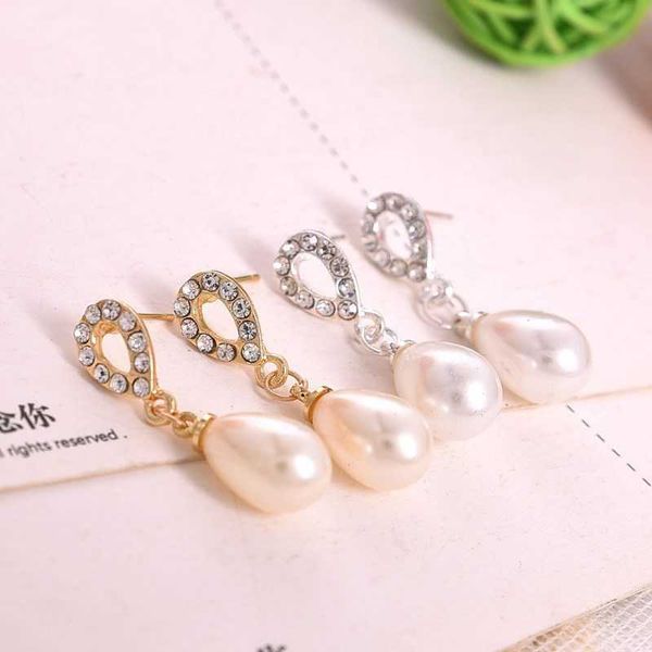 

new earring earrings earings women pearl boho ladies fashion, Golden