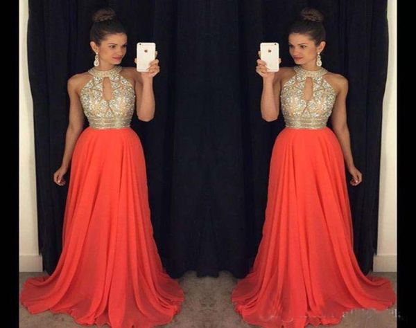 

prom dresses 2021 high neck evening dress bridesmaid dresses orange long dresses evening wear evening gowns ball gowns14620402, Black
