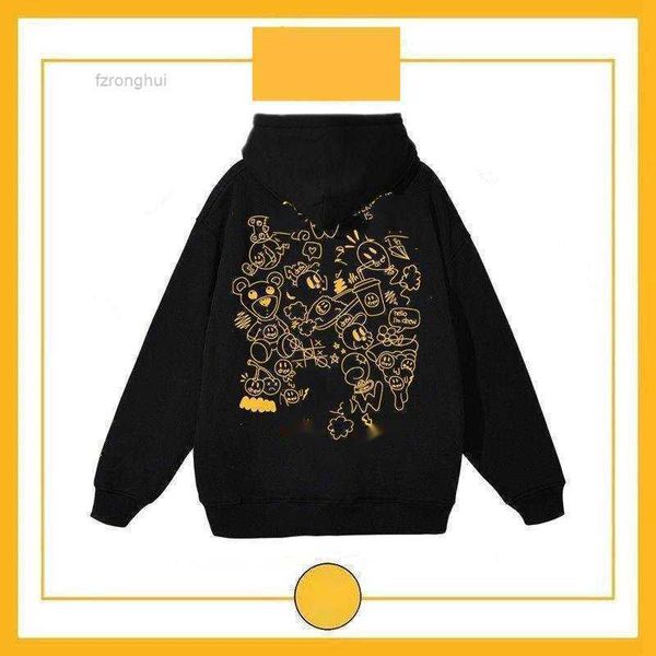 

mens and womens hoodies sweatshirts drews printing house smile long sleeve hooded style winter sweater asian size m-2xl 1 naam, Black