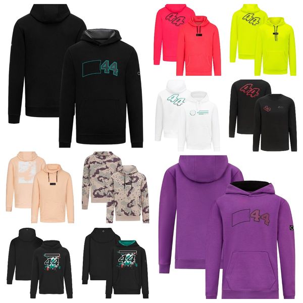 

2023 new f1 team uniform formula one no.44 racing hoodie men's long-sleeved sports hoodie