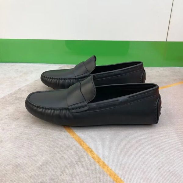 

2023 men design dress casual shoes loafer black genuine leather loafers flat wedding shoes mens slip on oxfords outdoor walking comfortable