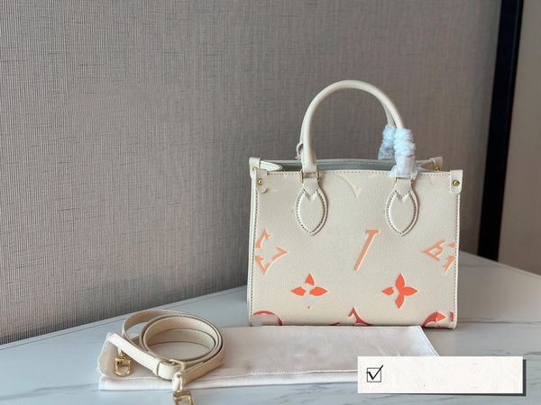 

new designer orange old flower handbag women's fashion trend design handbag