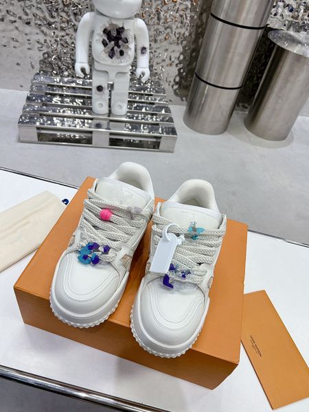 

new r casual shoes classic men women calfskin shoes vintage sneakers reflective sneaker print 0522, Black