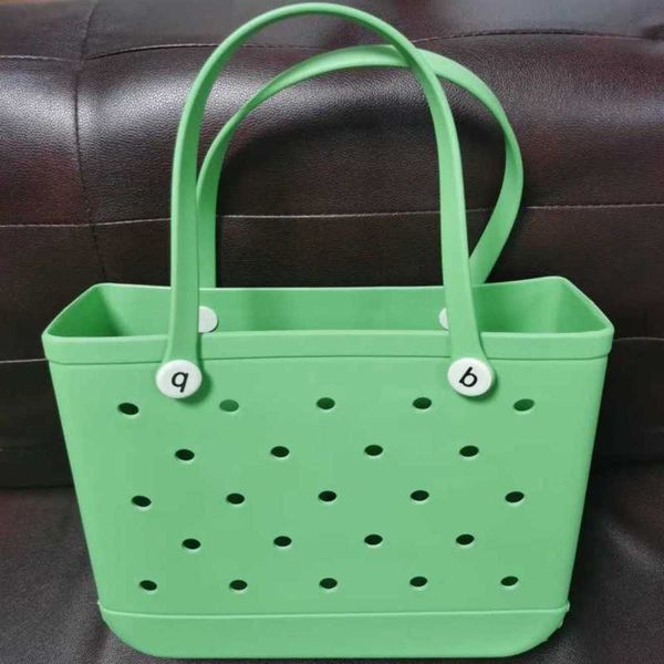 

eva beach bag eva basket printed hole bag colorful beach storage bag handbag 230526