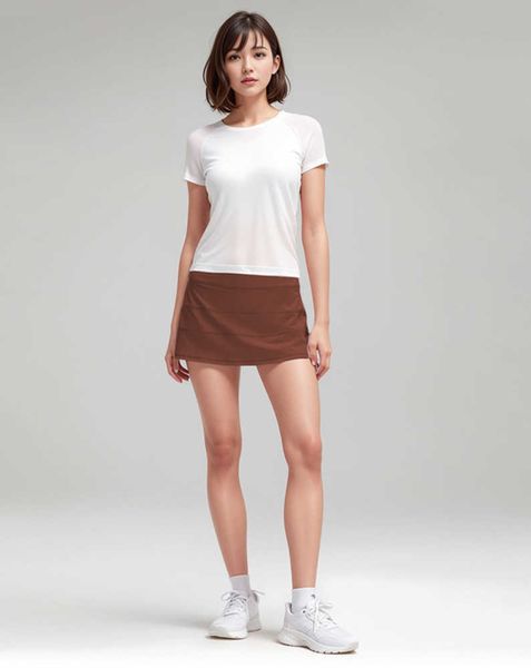 

tennis skirts pleated yoga skirt gym clothes women running fitness golf pants shorts sports back waist pocket zipper leisure 1ess, White;black
