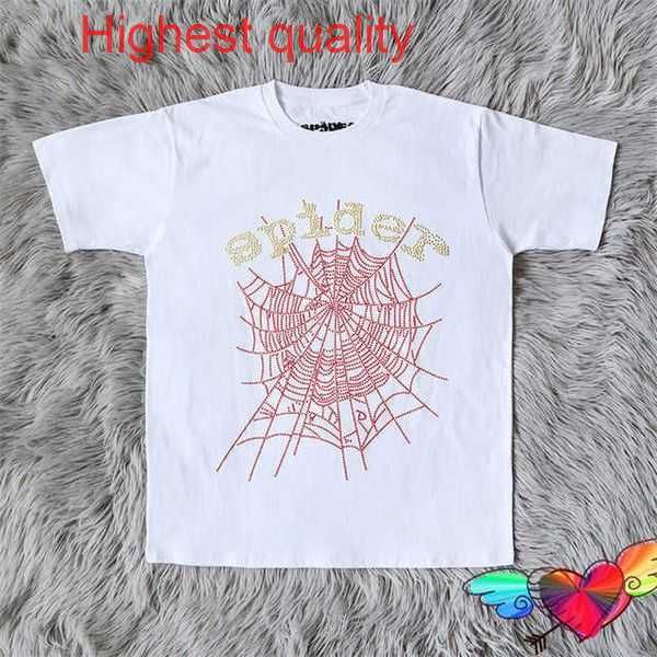 

2023 foam printing sp5der t-shirt men women web graphic 1 good quality spider tee hip hop 555555 loose short sleeve 3 tpky, White;black