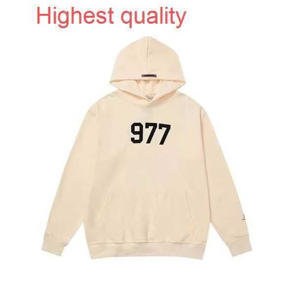 

fear of essentialhoodie designer warm hoodie men's sweatshirt gray female couple style casual simple printed alphabet 8 j6ib, Black