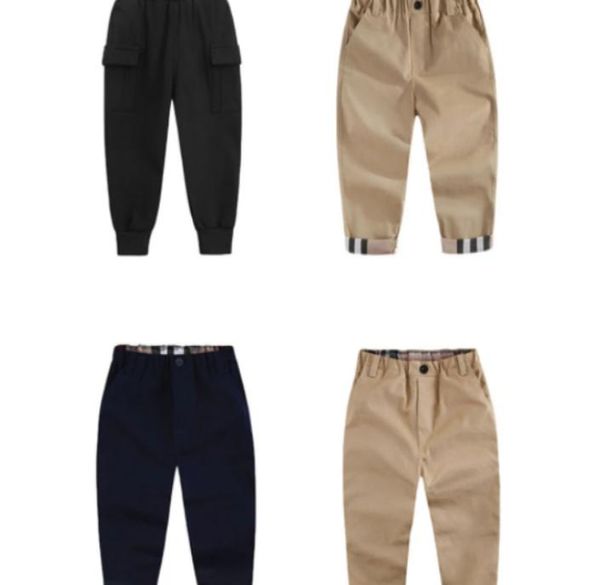

designer children pants boy sports sweatpants spring teenage toddler casual kids trousers boys clothes age 38year cargo pants8371570, Blue